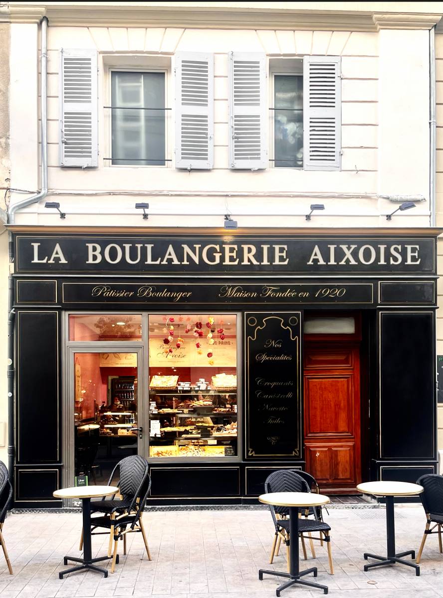 Boutique Salon de Thé Terrasse Extérieur Boulangerie Aixoise Marseille