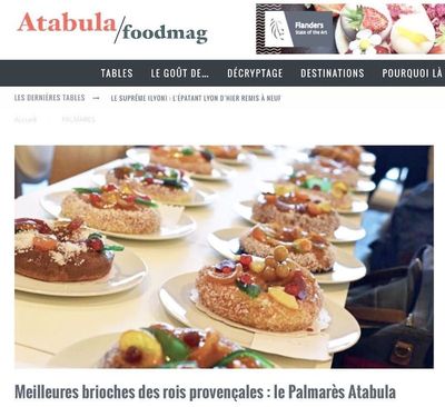 Concours Meilleur Gâteaux des Rois 2017 Boulangerie Aixoise Marseille