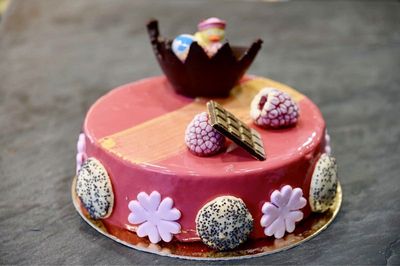 Gâteau Glaçé Fruits Rouges Fait Maison à Partager Pâques Boulangerie Aixoise Marseille