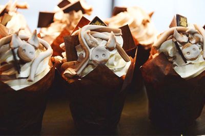 Cupcakes Chocolat Faits Maison Individuels Halloween Boulangerie Aixoise Marseille