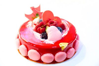 Gâteau Macarons Fruits Rouges Fait Maison à Partager  Saint-Valentin Boulangerie Aixoise Marseille
