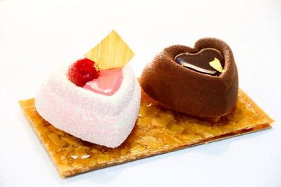 Duo Gâteaux Chocolat Fruits Rouges Faits Maison Individuels Saint-Valentin Boulangerie Aixoise Marseille